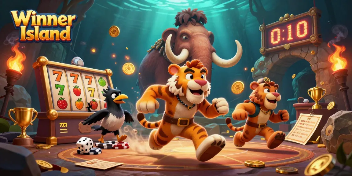 Engage in thrilling gameplay at Winner Island, where ancient characters bring casino fun alive.