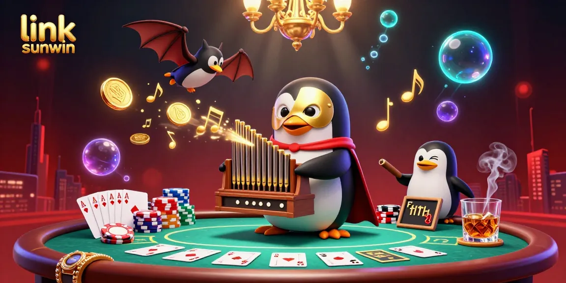 Experience thrilling moments at Sunwin where the 3D cartoon phantom opera penguin entertains players while gold coins flow, embodying the essence of link sunwin gaming.